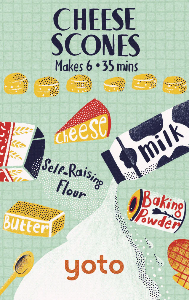 Baking with Yoto - Cheese Scones